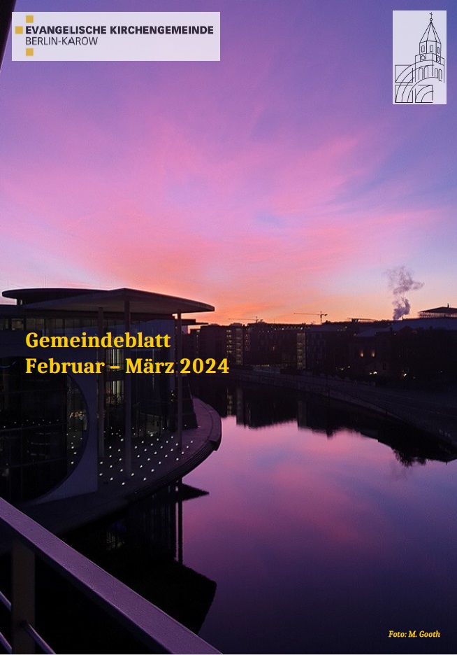 Gemeindeblatt Februar bis März 2024